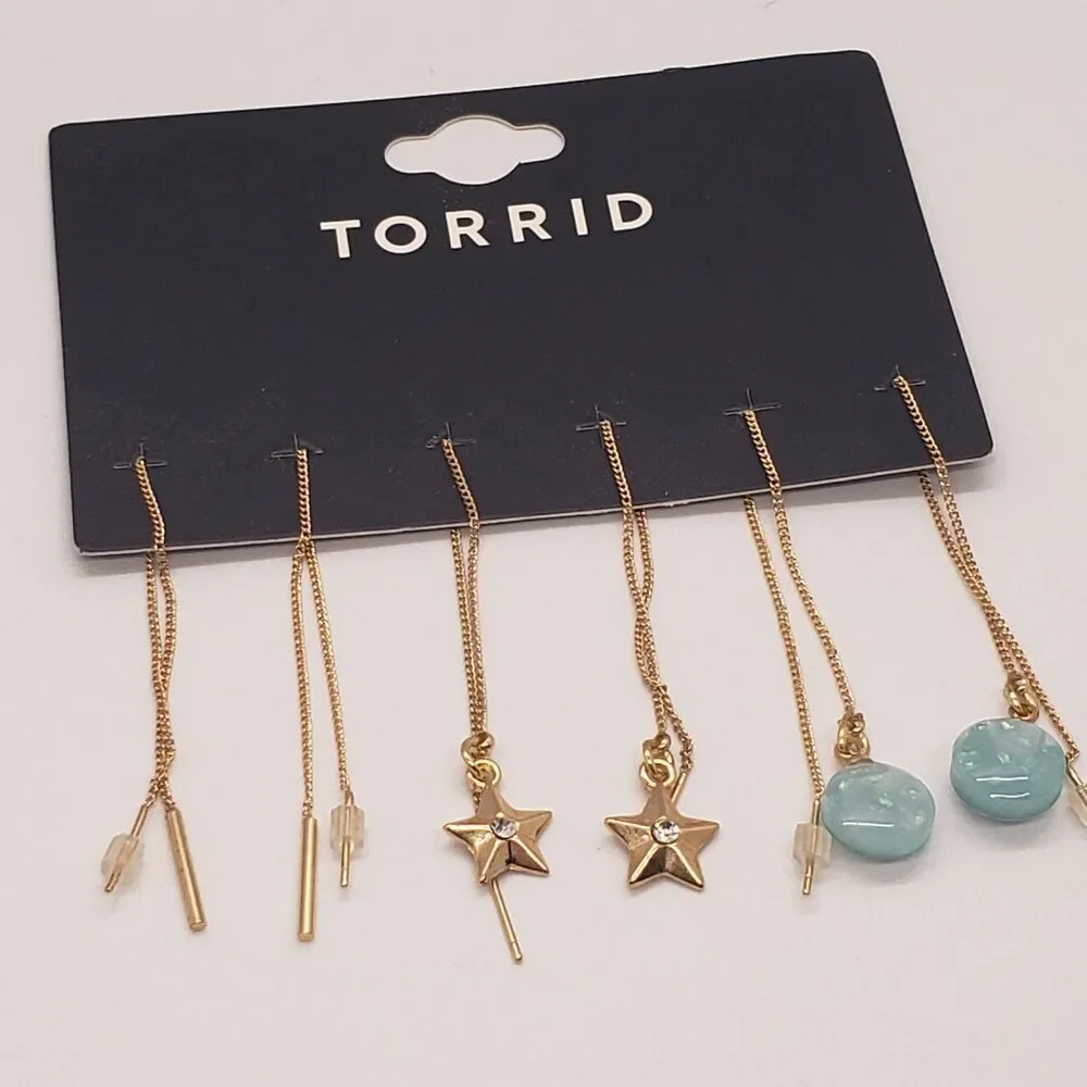 Torrid Threader Earring Set - Picture 2 of 3